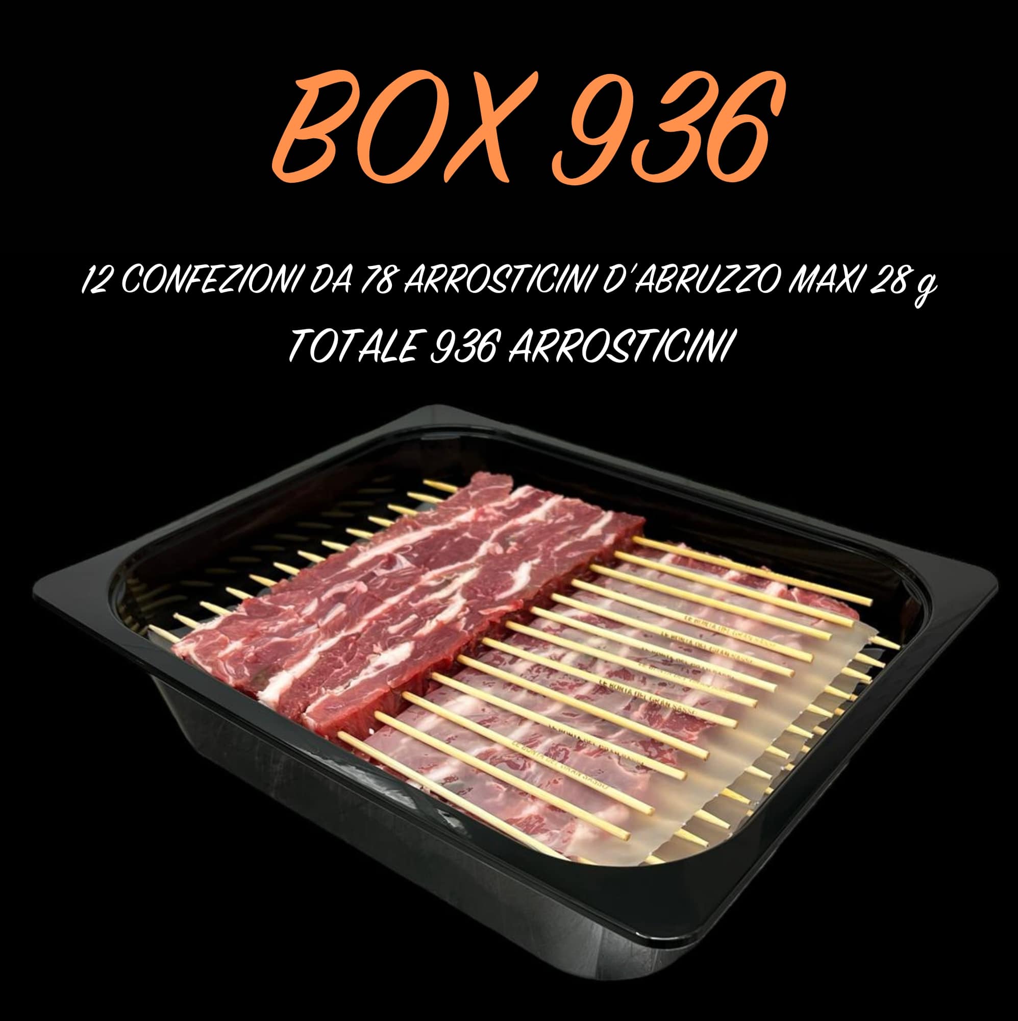 Box 936 arrosticini d’Abruzzo maxi 28 g