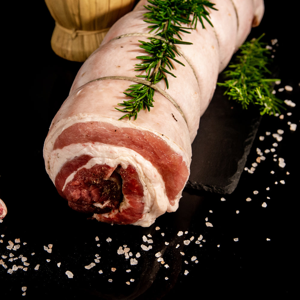 Pancetta di maiale in porchetta